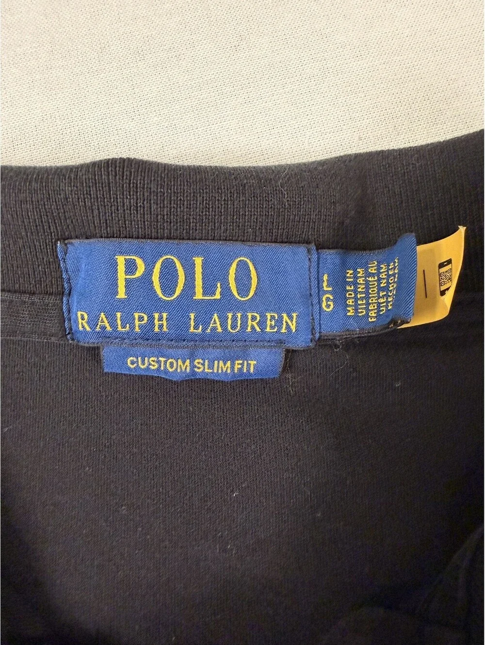 Lot of 2 Polo Ralph Lauren Polo Shirts Black Olive Green